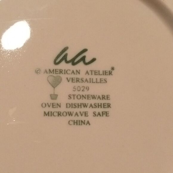 Set of eight cups and saucers American Atelier Versailles number 5029 - Picture 5 of 6